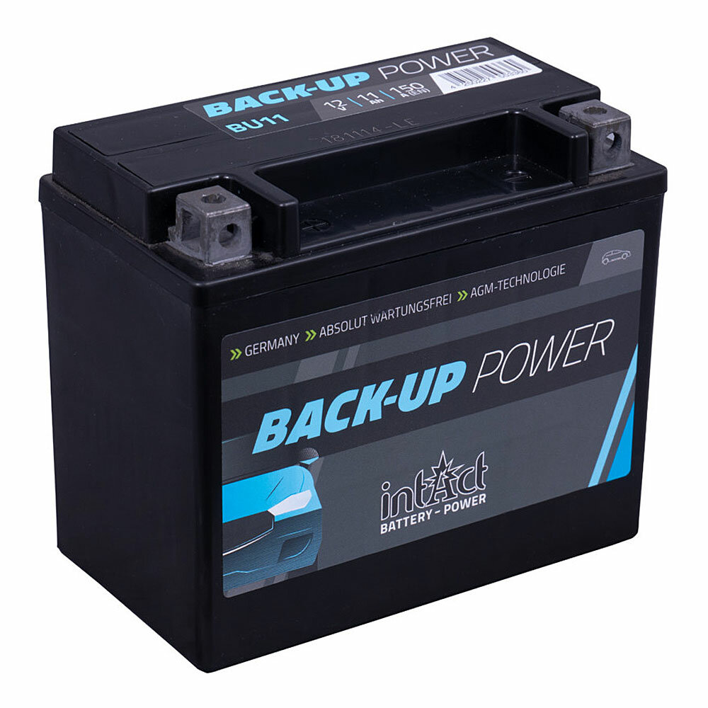 Intact Back-Up-Power 12 V 11Ah (c20) 150 A(EN) 150x87x132 1/skrvju sav.